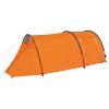 Camping Tent 4 Persons Gray and Orange