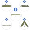 Folding Camping Cot with Carrying Bags Outdoor Travel Hiking Sleeping Chair Bed