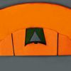 Camping Tent 4 Persons Gray and Orange