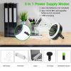 Portable Camping LED Fan 2 in 1 Outdoor Battery/USB Operated Hanging Hook Camping Hiking Travel Lantern Cooling Fan