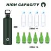 2L Stainless Steel Water Bottle | 2 Litre Single Wall Water Uninsulated Canteen | Eco Friendly Reusable Bottle | Plastic Free and Leakproof Metal Wate