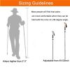 Camping & Hiking Adjustable Anti-Shock Hiking Walking Climbing Sticks